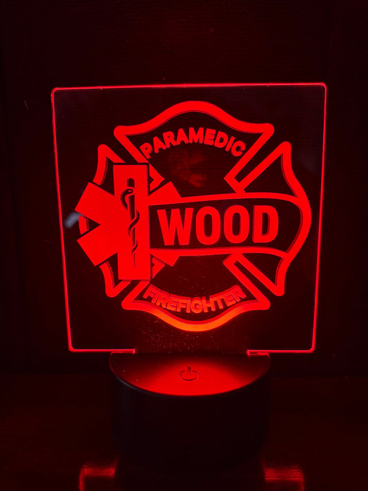 Custom small acrylic signs with light stand