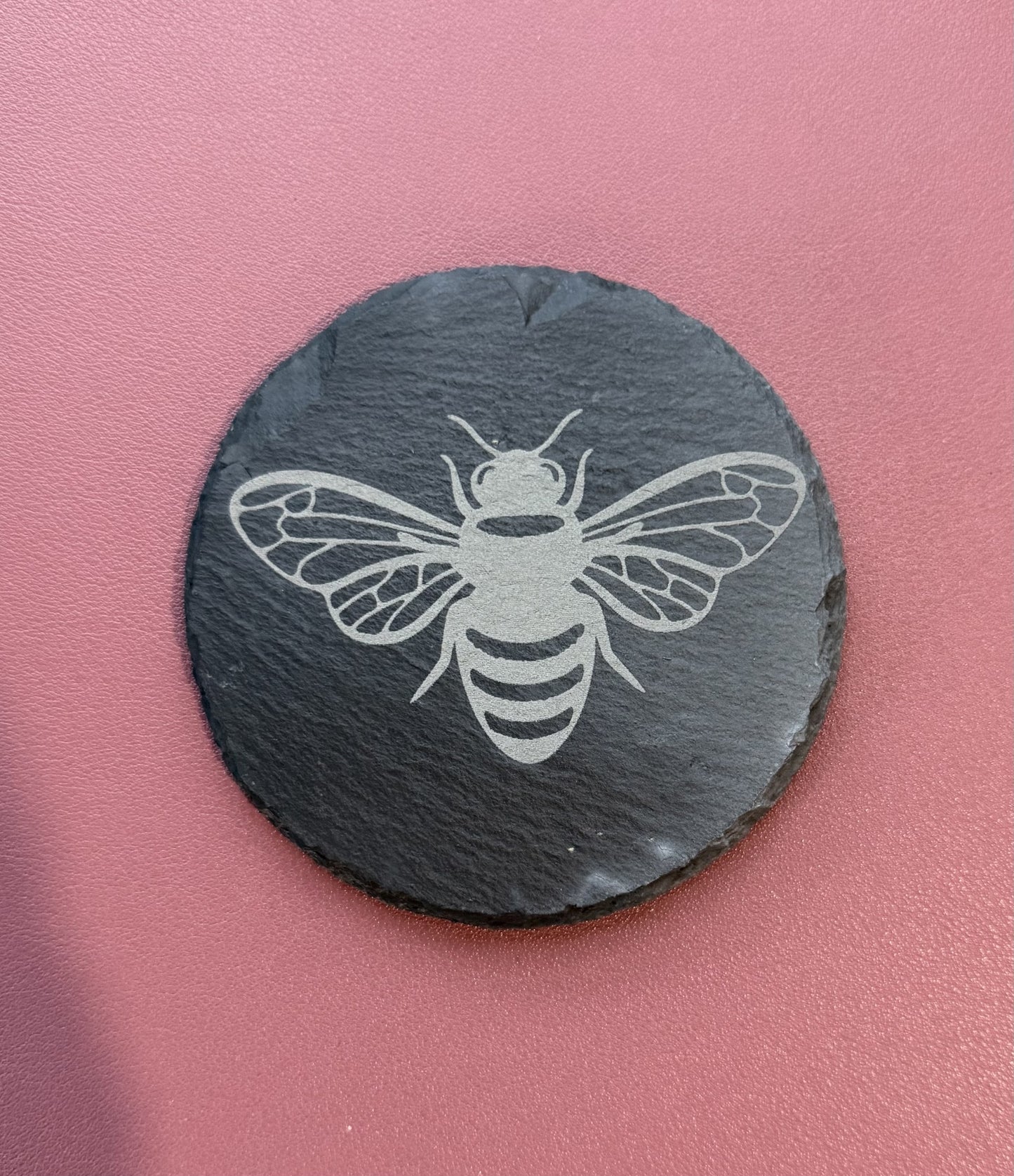 Black slate coasters