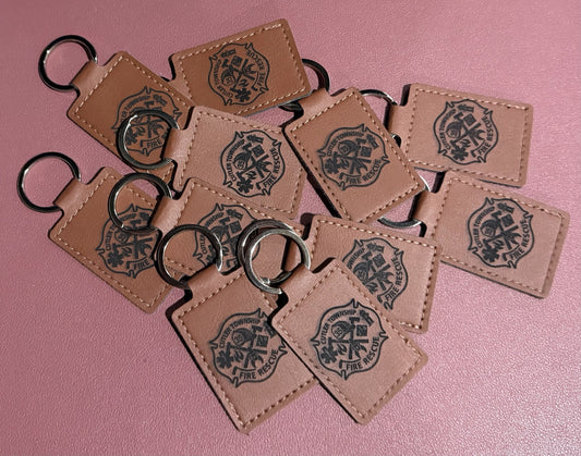 Custom leather keychains