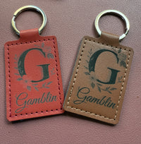 Custom leather keychains