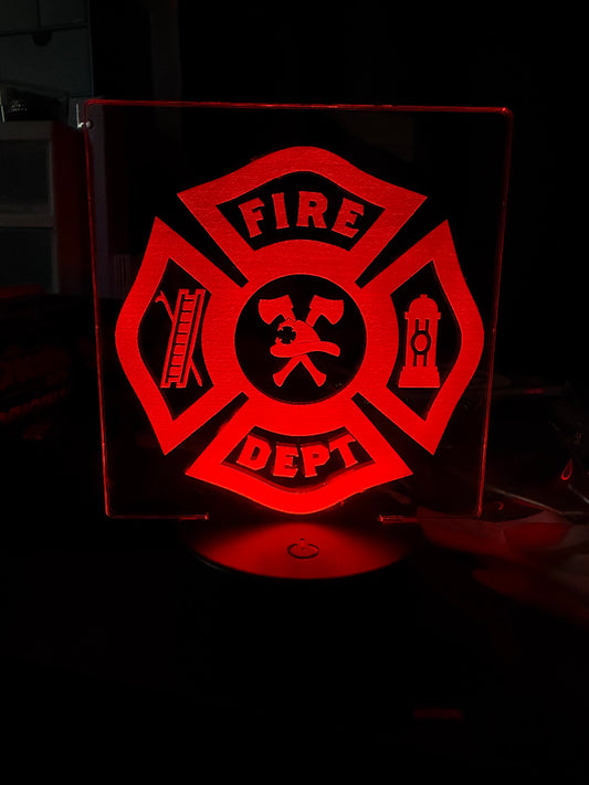 Custom small acrylic signs with light stand