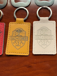 Custom leather keychains