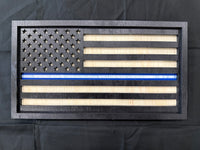 Wooden flags