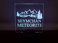 Custom small acrylic signs with light stand