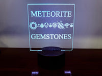 Custom small acrylic signs with light stand